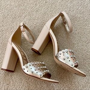 COPY - Sam Edelman Scalloped Pearl Heels